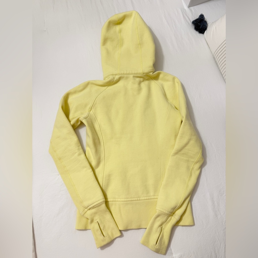 Lululemon Athletica Yellow Hoodie - Picture 2 of 4